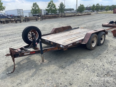 1994 Hudson Bros 12 ft T/A Equipment Trailer