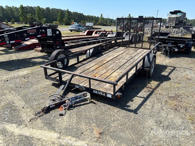 2015 Texas Bragg 14 ft S/A Utility Trailer