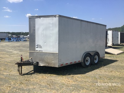 2018 Diamond 14 ft T/A Enclosed Trailer