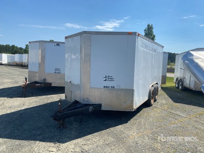 2014 Husky Cargo 14 ft T/A Gesloten aanhangwagen