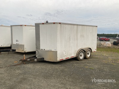2014 Diamond 14 ft T/A Enclosed Trailer