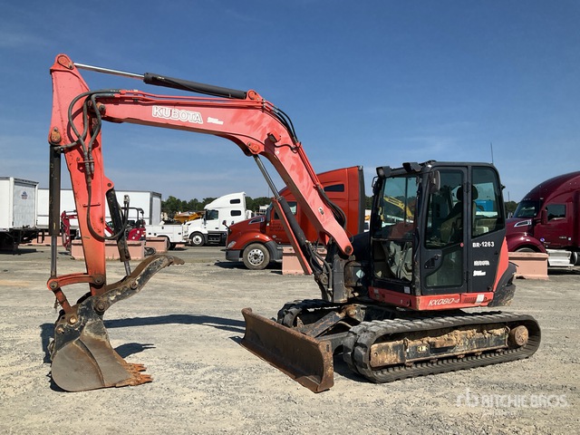 2018 Kubota KX080-4 Tracked Excavator
