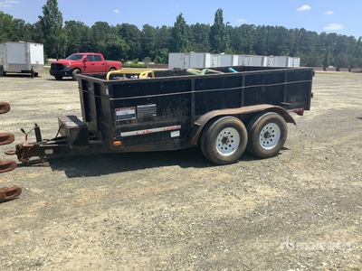 Topline TD-12 12 ft T/A Dump Utility Trailer