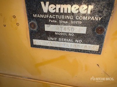 2006 Vermeer RT450 4x4 Wykoparka