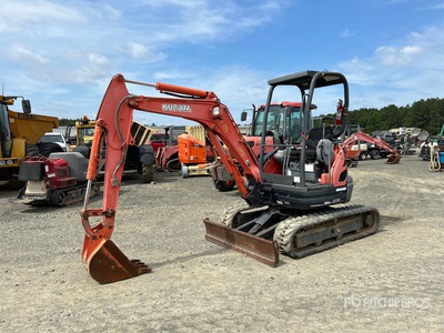 2016 Kubota U25 を見 Mini Excavator (Inoperable)