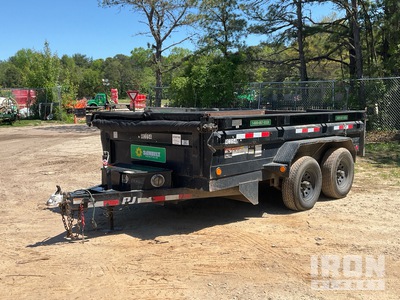 2021 PJ 11 ft 8 in T/A Dump Utility Trailer