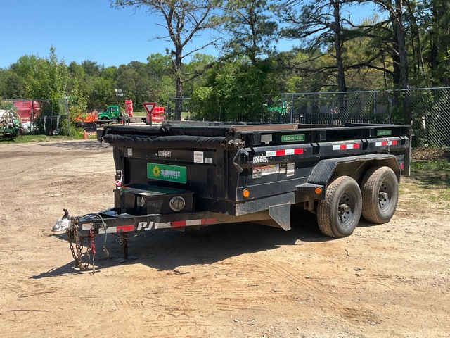 2022 PJ 11 ft 8 in T/A Dump Utility Trailer