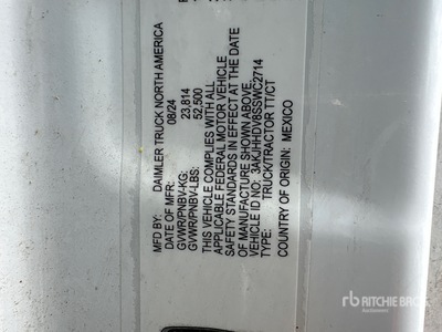 2025 Freightliner Cascadia 126 6x4 Cabina con cuccetta per trattore stradale