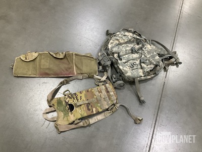 (19) Assault Packs, (58) Hydration System Carriers & Assorted Items
