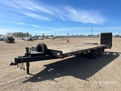 2024 Double A 24 ft T/A Equipment Trailer