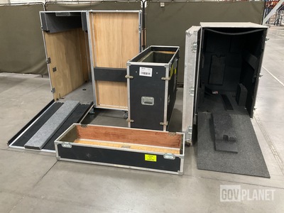 (2) Music Instruments Storage Cases & (1) Flat Screen Display Storage Case