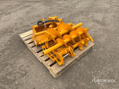 Quantity of (8) GIYI Mini Excavator Attachments