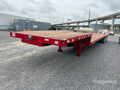 2008 Manac 13348A00 48 ft Tri/A Single Drop Step Deck Trailer