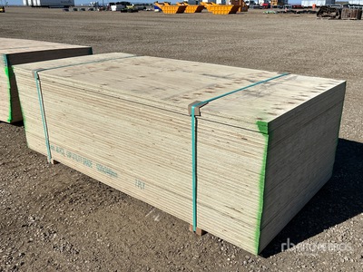 Quantity of (40) 4 ft x 8 ft x 3/4 in CSP/DFP No Stamp Plywood (Unused)