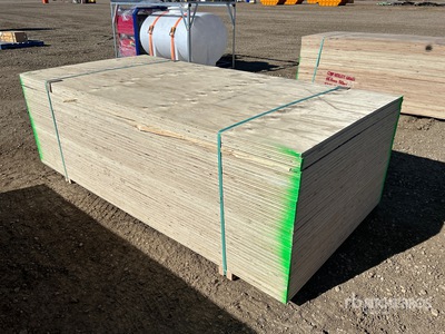 Quantity of (40) 4 ft x 8 ft x 3/4 in CSP/DFP No Stamp Plywood (Unused)