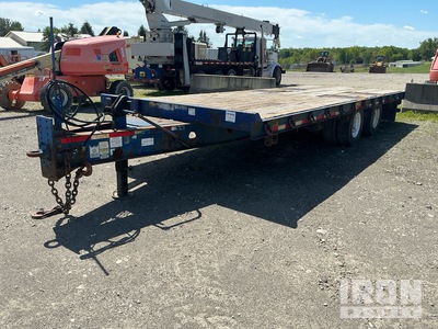 2018 Trail King TK40LP2-24 40000 lb 23 ft T/A Flatbed Trailer