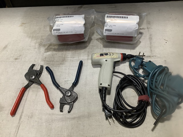 (8) Steering Stops, (9) Pliers, (38) Hose & Assorted Items