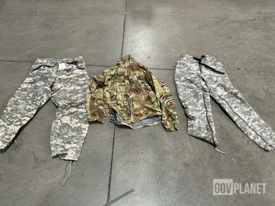 (5) Pairs of Cold Weather Trousers, (17) Wet Weather Jackets & Assorted Items