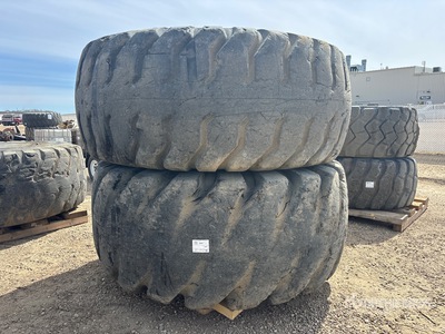 Quantity of (2) Bridgestone 37.25R35 Tires - Fits Cat 631E