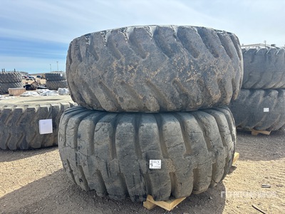 Quantity of (2) Bridgestone 37.25R35 Tires - Fits Cat 631E