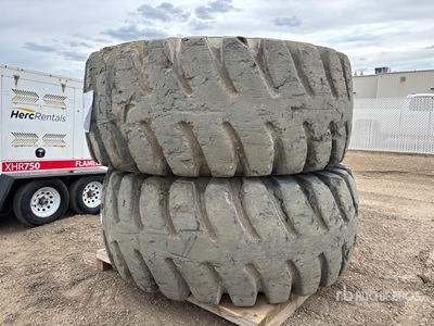 Quantity of (2) General 37.25R35 Tires - Fits Cat 631E