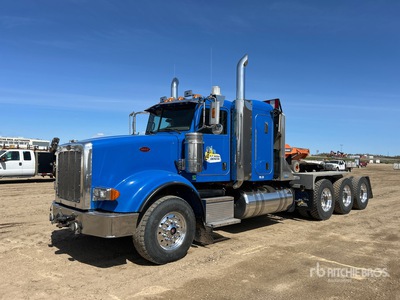 2012 Peterbilt 367 8x6 Heavy Haul Tri/A Sleeper Truck Tractor