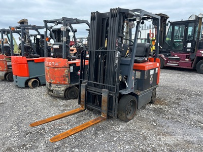 2002 Toyota 7FBCU25 3500 lb Electric Forklift