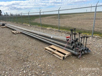 Quantity of (12) 4 in x 40 ft Irrigation Pipe