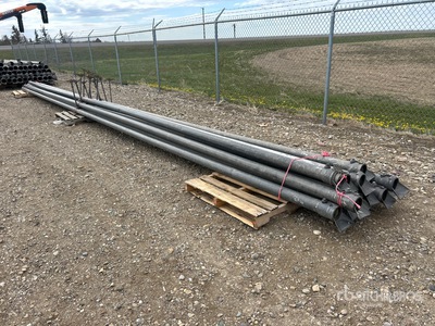 Quantity of (12) 4 in x 40 ft Irrigation Pipe