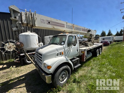 2002 Terex RS60100 60000 lb Straight Boom on 2003 Sterling LT7500 Rear Mounted Boom Truck Boom Truck