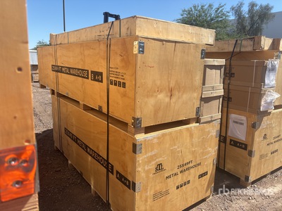 25 ft x 49 ft x 10 ft Metal Warehouse kit (Unused)
