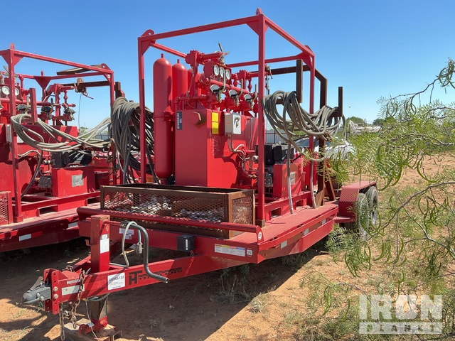 2022 Meyer Service Company 7 1/16 in  5000 PSI 16 ft T/A Flatbed Blowout Prevention Oilfield Trailer
