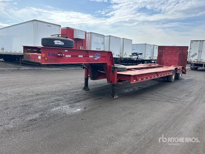 1972 Trail King B60 30 ft T/A Gooseneck Equipment Trailer