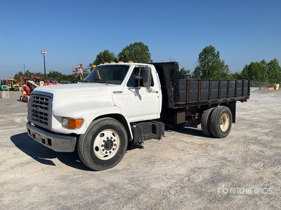 2007 Ford F-800 4x2 Flatbed Dump Truck