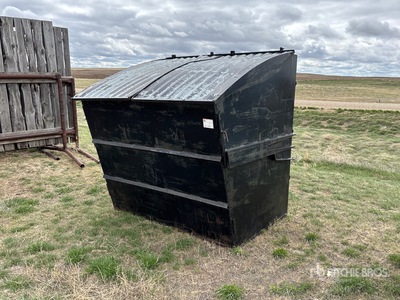 4 ft X 69 in Steel Garbage Bin Varios, tienda, almacen, consumidor