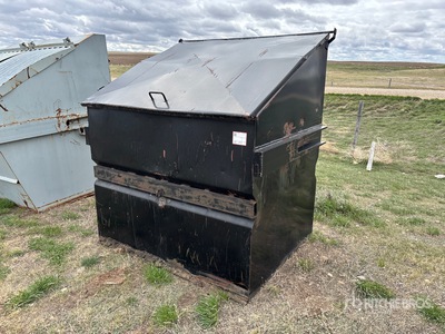 4 ft x 5 ft Steel Garbage Bin Varios, tienda, almacen, consumidor