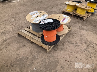 (3) Spools of Fiber Optic Cable