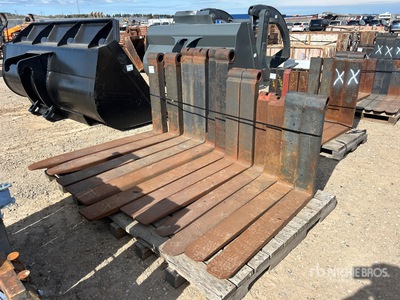 60 in Skid Steer Forks