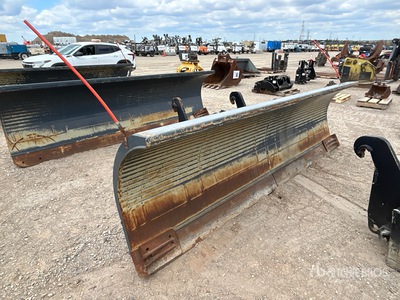Brandt LM220 Q/C 12 ft Wheel Loader Snow Plow - Fits John Deere 524L