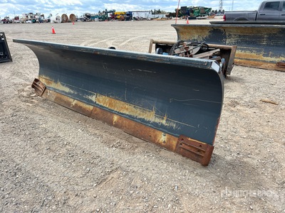 Brandt LM220 Q/C 12 ft Wheel Loader Snow Plow - Fits John Deere 524L