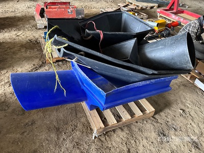 Quantity of (4) Poly Auger Hoppers