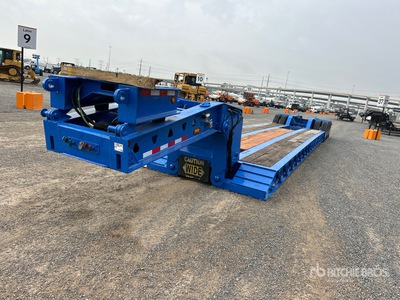 2007 Trail King TK80HDG-552 80000 lb Tri/A Removable Gooseneck Lowboy Trailer