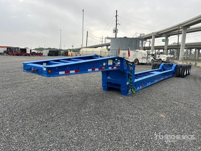 2008 Trail King TK80HDC-513 80000 lb Tri/A Beam Lowboy Trailer