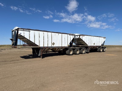1995 Doepker Super B-Train Lead Grain Trailer
