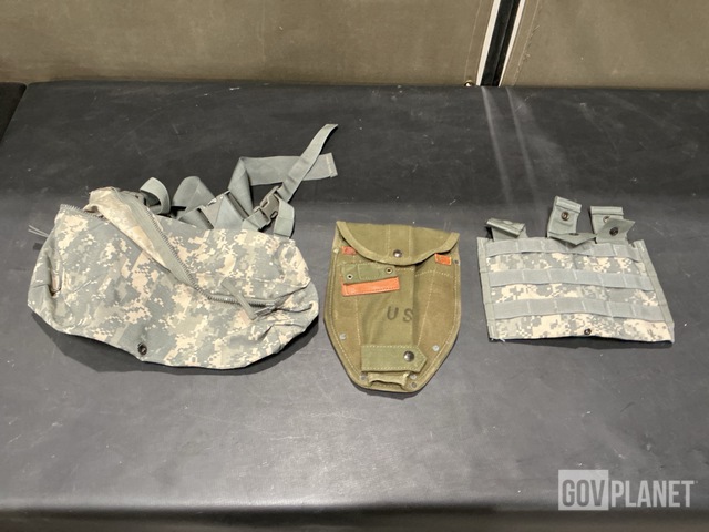 (70) Waist Packs, (59) Entrenching Tool Carriers & Assorted Items