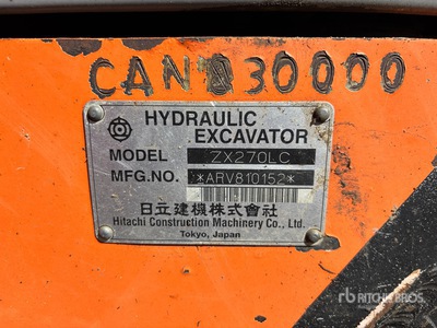 2005 Hitachi ZX270LC Tracked Excavator