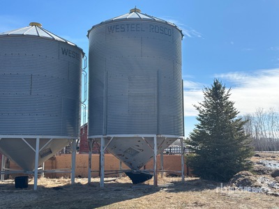 Westeel Rosco 146 +/- 2200 bu 6 Ring Hopper Grain Bin