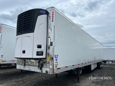 2016 Utility VS2RA 53 ft x 102 in T/A Refrigerated Trailer