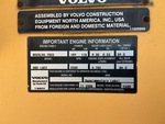 Motor with Emission Label