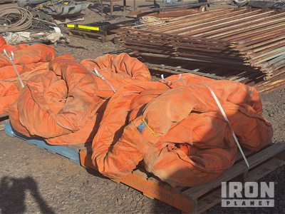 Quantity of (2) Pallets of 120 Tonne 8M Lifting Sling Varios. Industrial